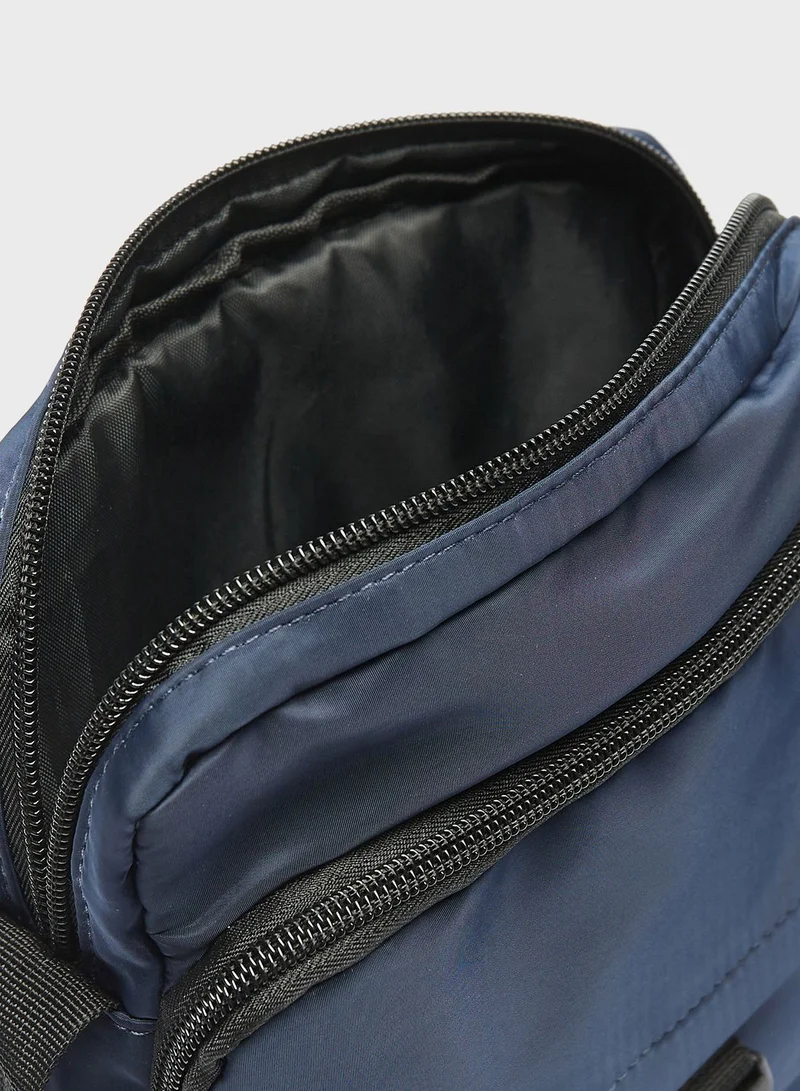 shoexpress Striped Crossbody Bag
