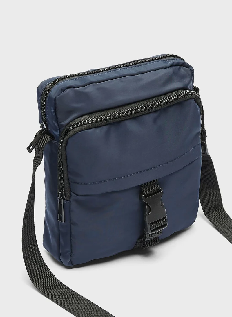 shoexpress Striped Crossbody Bag
