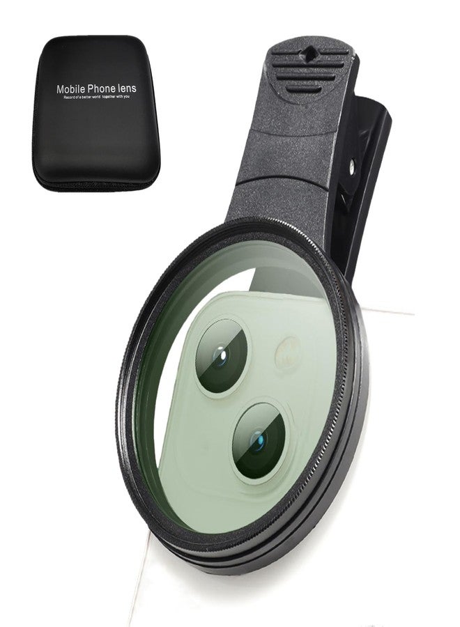 EMVANV 52mm Clip-on CPL Phone Camera Lens Filter, Phone Lens Filter Kit, Universal CPL Filter Compatible with iPhoneSamsung/Android Smartphones(Size:52mm) - Image 3