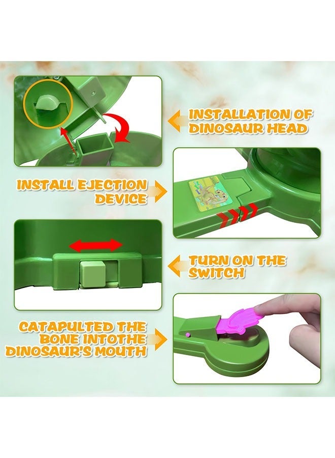Dinosaur Feeding Game Board - Competitive Family Party for 1-4 Players, Multiplayer & Solo Play, Ideal Halloween, Christmas More, 15-Minute Playtime, Toys - Image 4
