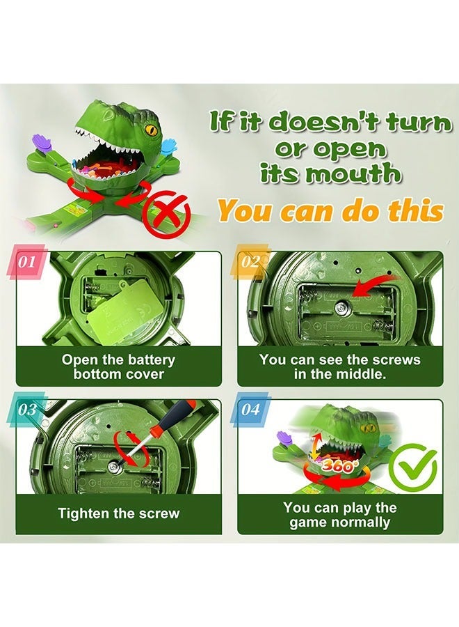 Dinosaur Feeding Game Board - Competitive Family Party for 1-4 Players, Multiplayer & Solo Play, Ideal Halloween, Christmas More, 15-Minute Playtime, Toys - Image 5