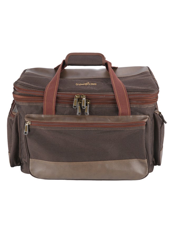 AL SANIDI Al-Mamlaka bag for trips, Camping bag, Coffee Brown, Size 63*38*38Cm - Image 3