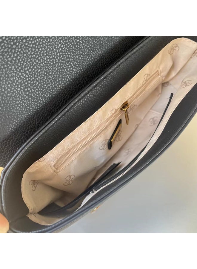Guest Women's Fashion Sestri Logo Saddle Bag Armpit Bag Ladies Shoulder Bag Black - Image 5