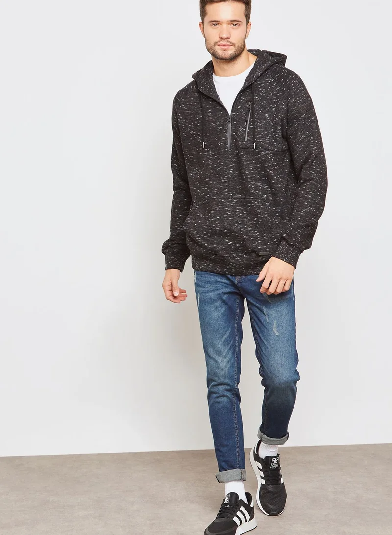 BRAVE SOUL Textured Hoodie