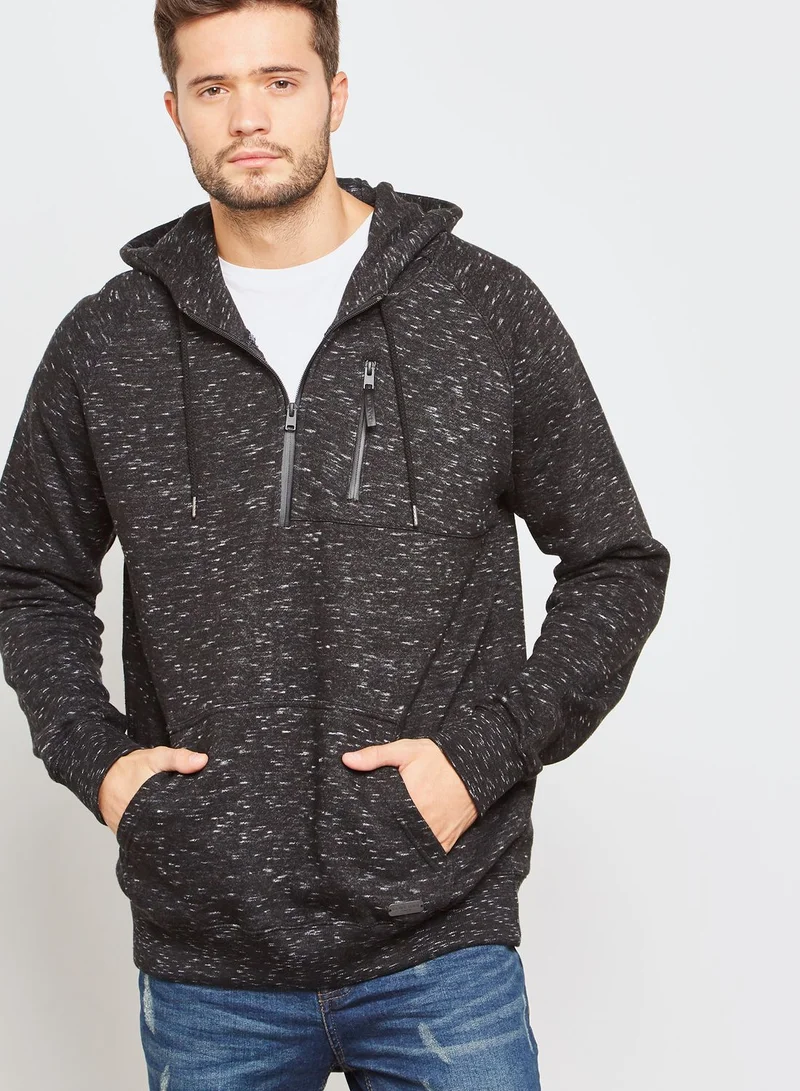 BRAVE SOUL Textured Hoodie
