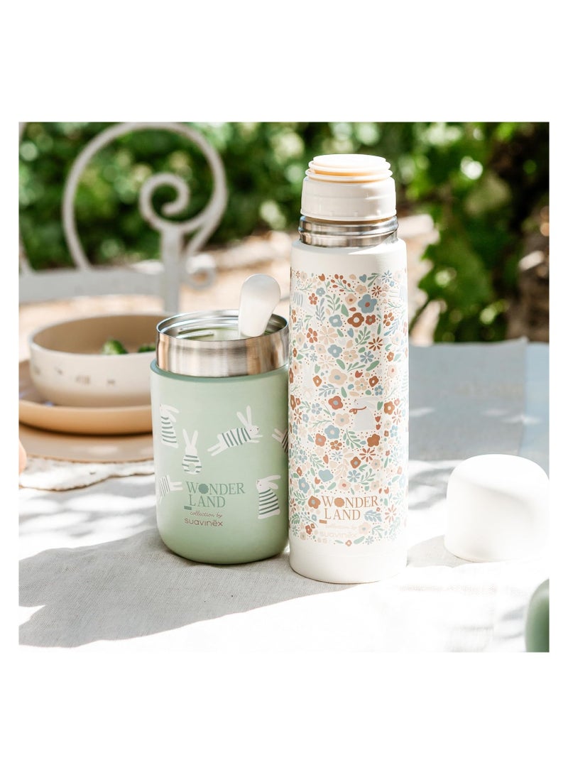 Suavinex 500ml Stainless Steel Thermos Flask for Babies, Insulated Bottle for Hot & Cold Drinks, Leakproof Airtight Pressure Cap - Image 4