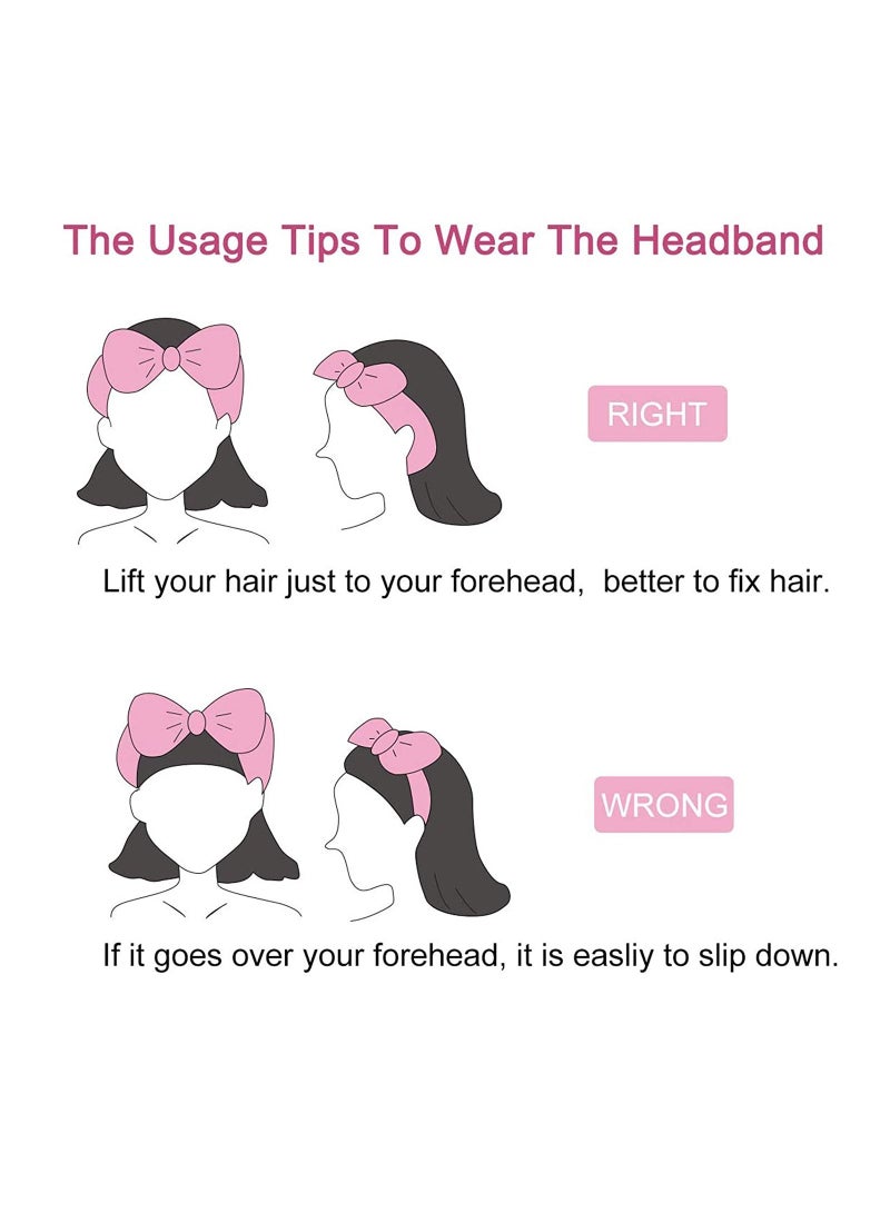 ORiTi 6 قطع من عصابة رأس غسول الوجه من الصوف المرجاني الناعم لعصابة شعر المكياج - Image 5