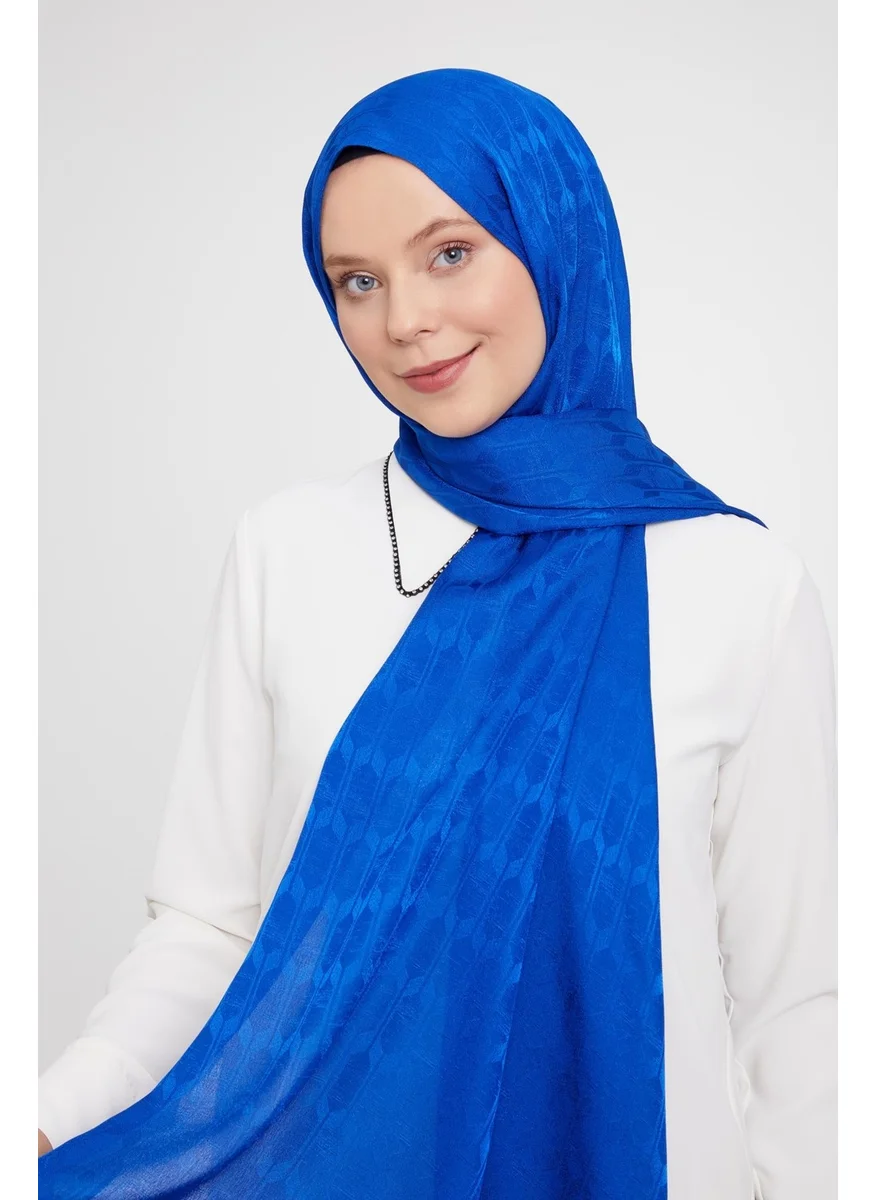 Levidor Saks Geometric Pattern Jacquard Janjan Shawl