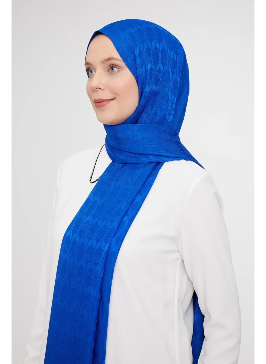 Levidor Saks Geometric Pattern Jacquard Janjan Shawl