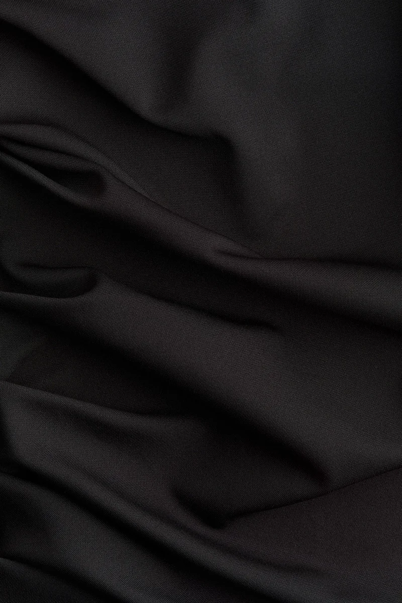 H&M Draped one-shoulder dress