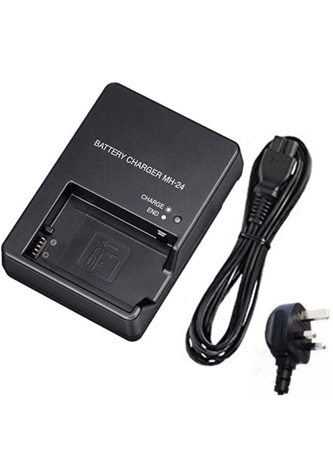 AZorb Camera Battery Charger MH-24 Charger compatible with Nikon D3100, D5100, D5200,D3300,D3200, P7000, P7100 for EN-EL14 Battery  - Image 1