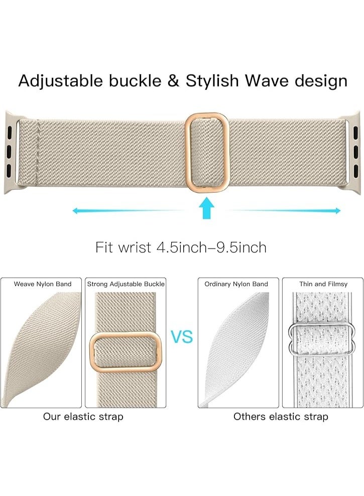 OLYSON Braided Replacement Wrist Band for Apple Watch Series 11/Series 10 46mm Compatible with Apple Watch Band 42mm/44mm/45mm/46mm/49mm, for Apple Watch Ultra Series 10 9 8 SE 7 6 5 4 3 2 1 - Image 3