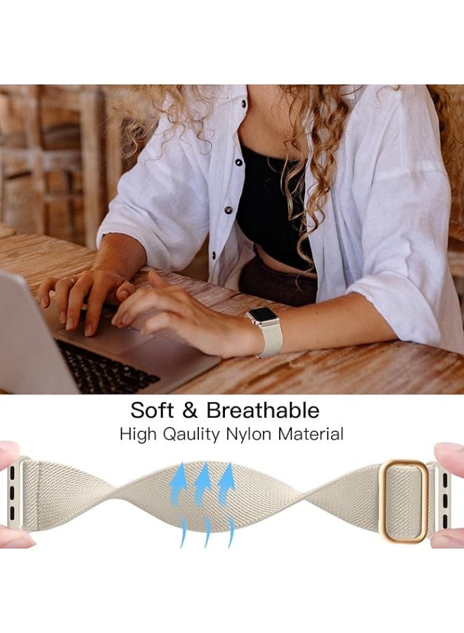OLYSON Braided Replacement Wrist Band for Apple Watch Series 11/Series 10 46mm Compatible with Apple Watch Band 42mm/44mm/45mm/46mm/49mm, for Apple Watch Ultra Series 10 9 8 SE 7 6 5 4 3 2 1 - Image 4