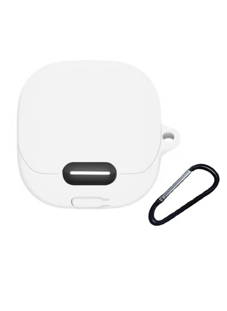 Generic - Earphone Protective Case Suitable For Anker soundcore Liberty 4 NC Cover Shockproof Shell Washable Silicone Housing Anti Dust Sleeve Frame (White) - Image 1