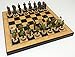 HPL World War 2 US vs Germany Chess Set Hand Painted WWalnut and Maple Color Board WW2 - Image 3