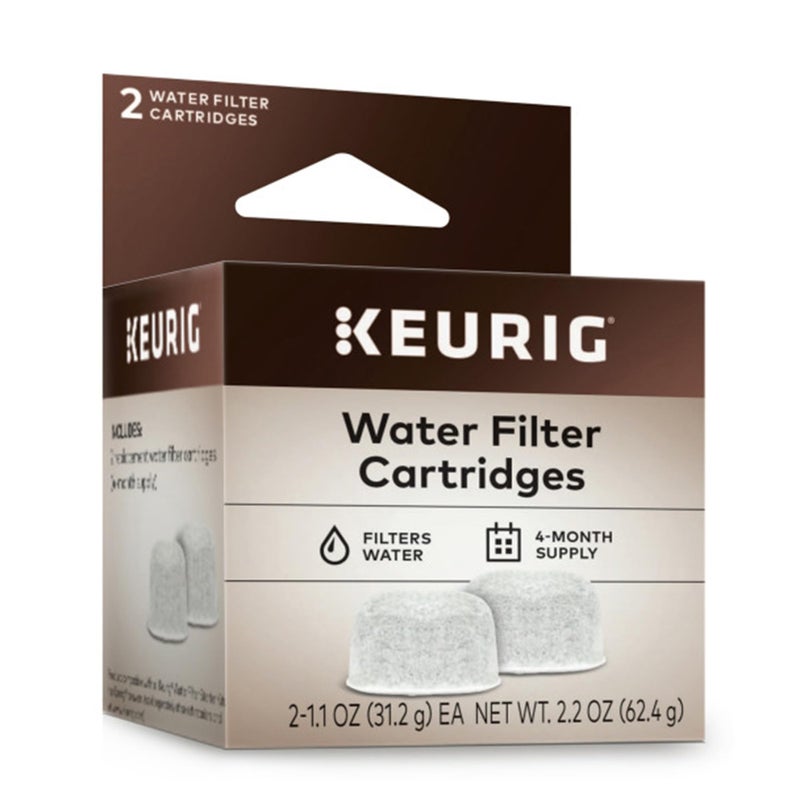 Keurig Water Filter Refill Cartridges Replacement Water Filter Cartridges Compatible with 20 KCup Pod Coffee Makers 2 Count