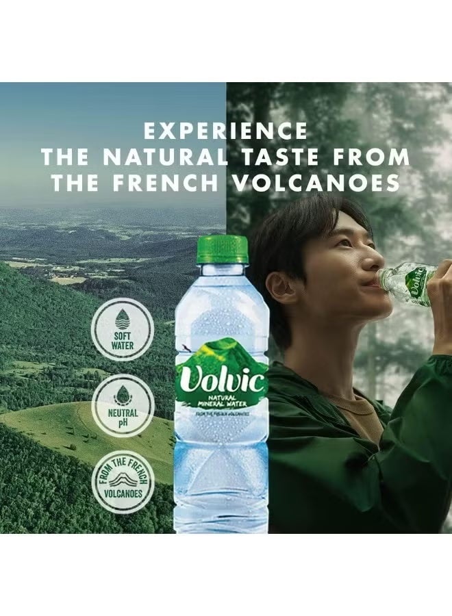 Volvic Natural Mineral Water 330ml × 24 Piece | Pure Volcanic Hydration - Image 2