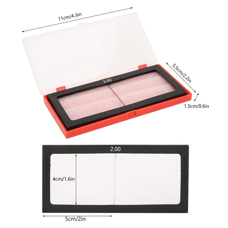 klarako Eye Protecting, Suitable for Welding Masks, Welding Glass Magnifier Lens, 1.0 1.5 2.0 2.5 3.0 Diopter, Professional Processing Welding Helmet Magnifier (2.0) - Image 2