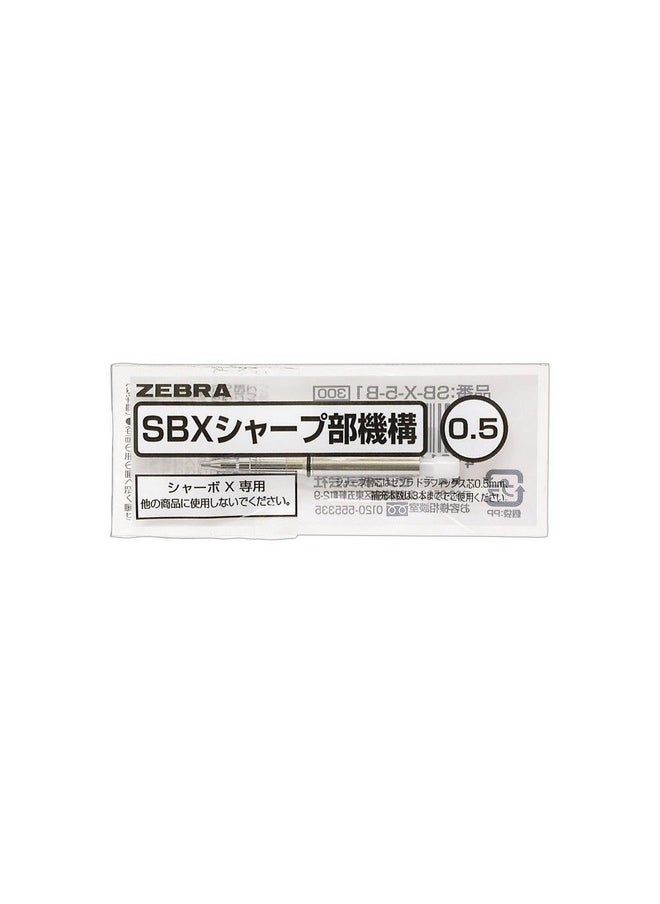 ZEBRA - Sharbo X Refill Mechanical Pencil Unit 0.5 Mm (Sbx5B1) - Image 1
