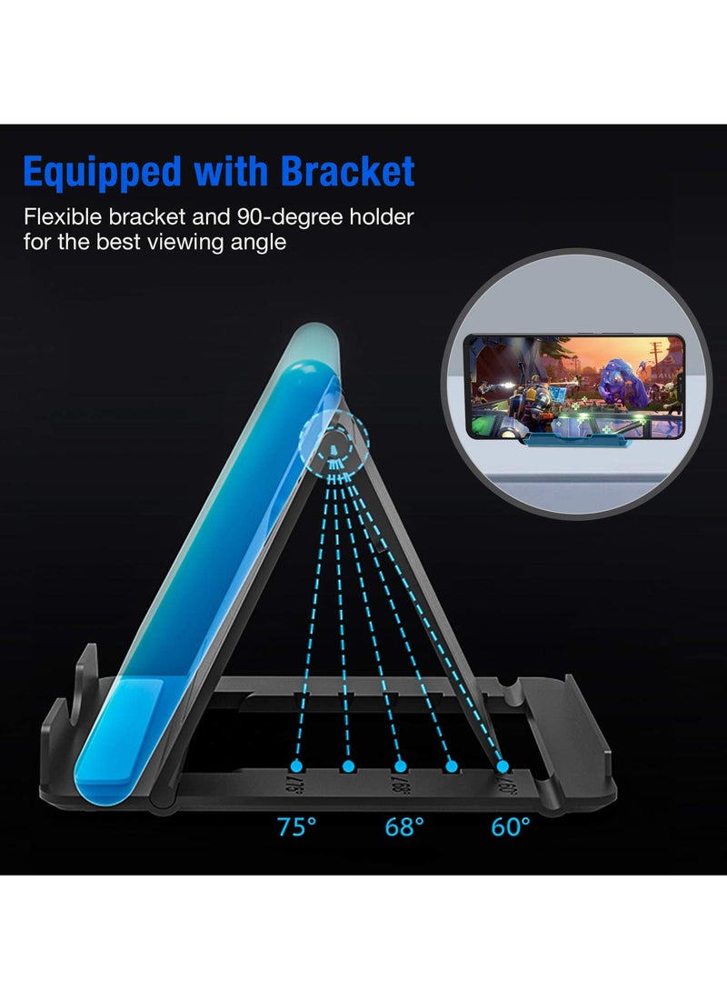 Gaming Mouse and Keyboard Combo Pack, 4 in 1 Mobile Gaming Keyboard and Mouse Converter Custom Key Setup Latency Free only for Android(Not for IOS)