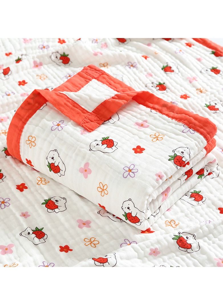 Pure Cotton Cartoon Printed Bath Towels