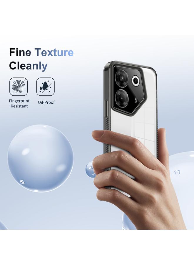 إيروريكس جراب لهاتف Tecno Camon 20 Pro 5G، جراب هاتف هجين من مادة TPU من الأكريليك الشفاف المقاوم للانزلاق - Image 5