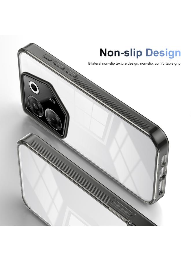 إيروريكس جراب لهاتف Tecno Camon 20 Pro 5G، جراب هاتف هجين من مادة TPU من الأكريليك الشفاف المقاوم للانزلاق - Image 4