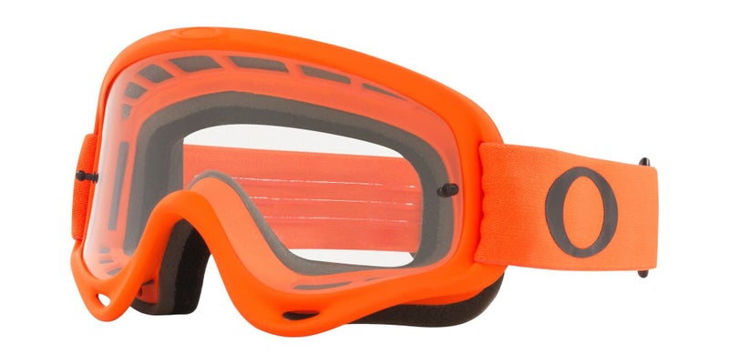OAKLEY نظارات أوكلي XS O-Frame للشباب للدراجات النارية - برتقالي/شفاف/مقاس واحد - Image 1