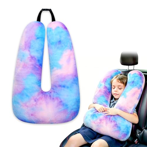 Atablyn Children Travel Pillow Car Pillow Removable UShaped Pillow for Adults to Support Head and Body in The Back Seat of Long Car Trips - Image 1