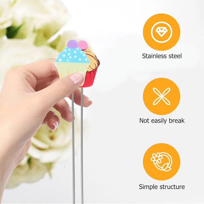 Stainless Steel Cake Tester Stick 2pcs Small Cake Testing Needle for Baking Doneness Dessert Probe Tool Kitchen Baking Accessory - Image 2