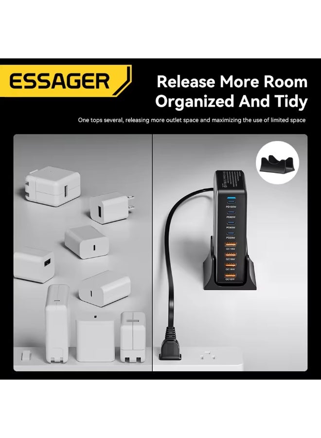 Essager 320W GAN Fast Charge 3.0 USB Type C Fast Charger 8-port 100W USB Type C PD Charger For MacBook Pro ipad iphone 16 15 14 - Image 4