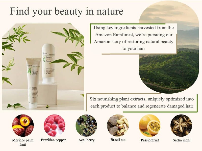 Repit EGF Hair Repair Creme 120g for All Hair Type, Hair Care Treatment for Colored hair Bleached Hair | RepitUSA - Image 4