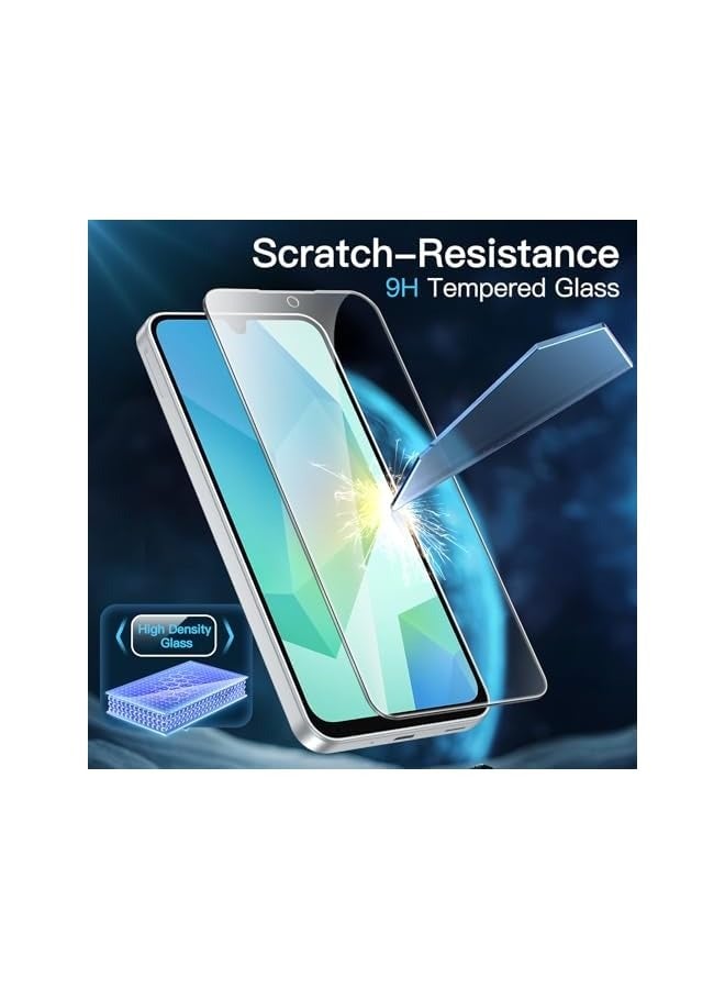 Jetech Screen Protector for Galaxy A16 5G / 4G 6.7-Inch, 9H Tempered Glass Film, Anti-Scratch, HD Clear, 3-Pack - Image 3