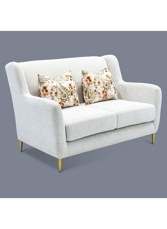 Comfynest Comfynest Isla 2Seater Fabric Sofa 154X94X90Cm Beige  - Image 1