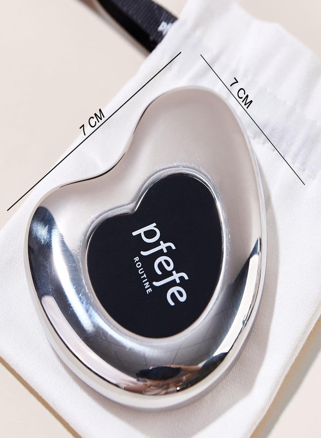 pfefe Stainless Steel Cryo Gua Sha - Gua Sha Facial Beauty Tools - Metal Skin Care Gua Sha for Body SPA Face Neck Eye - Image 4