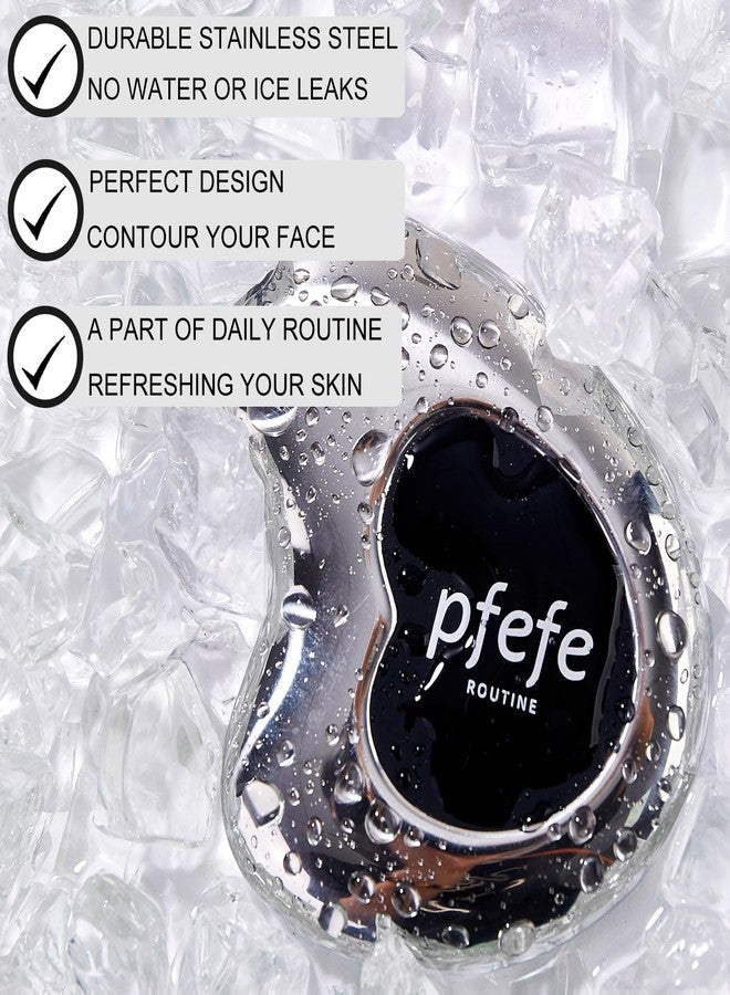 pfefe Stainless Steel Cryo Gua Sha - Gua Sha Facial Beauty Tools - Metal Skin Care Gua Sha for Body SPA Face Neck Eye - Image 2