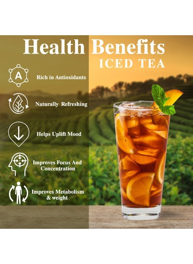 TEACURRY Lemon Instant Iced Black Tea Mix (160 Gram) - Image 4