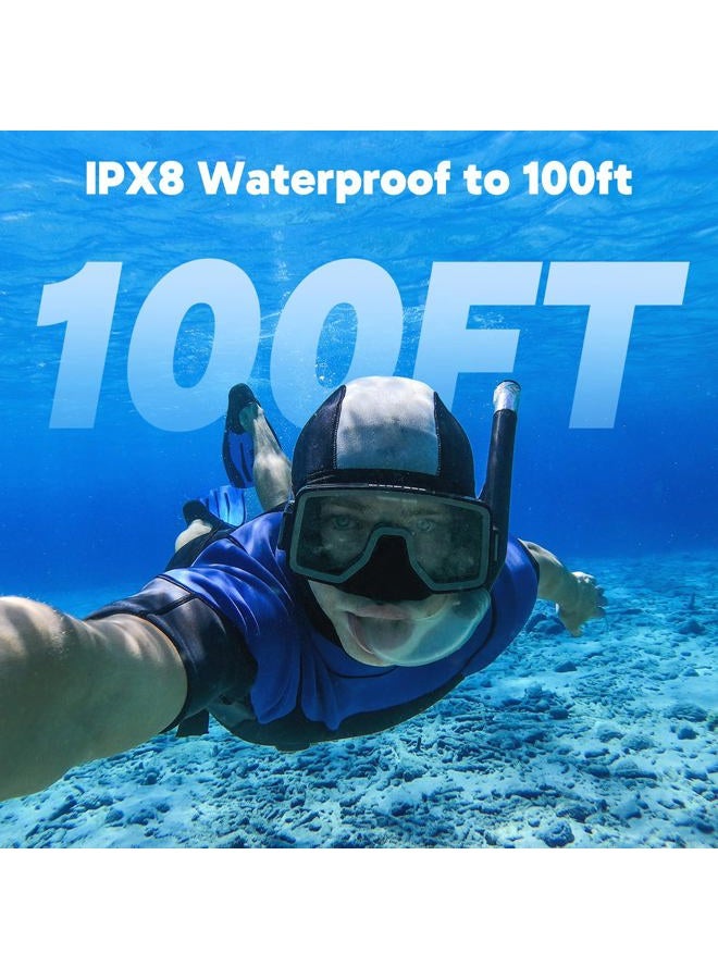 Dragon Touch 4K Action Camera 20MP Vision 3 Underwater Waterproof Camera 170° Wide Angle WiFi Sports Cam with Remote 2 Batteries and Mounting Accessories Kit - Image 5