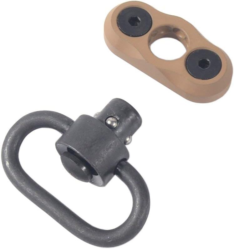 JIALITTE Store QD Swivel Mount 1.25 inch Push Button with Adaptor Base for Keymod Rail - Image 3