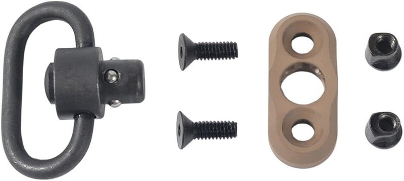 JIALITTE Store QD Swivel Mount 1.25 inch Push Button with Adaptor Base for Keymod Rail - Image 5