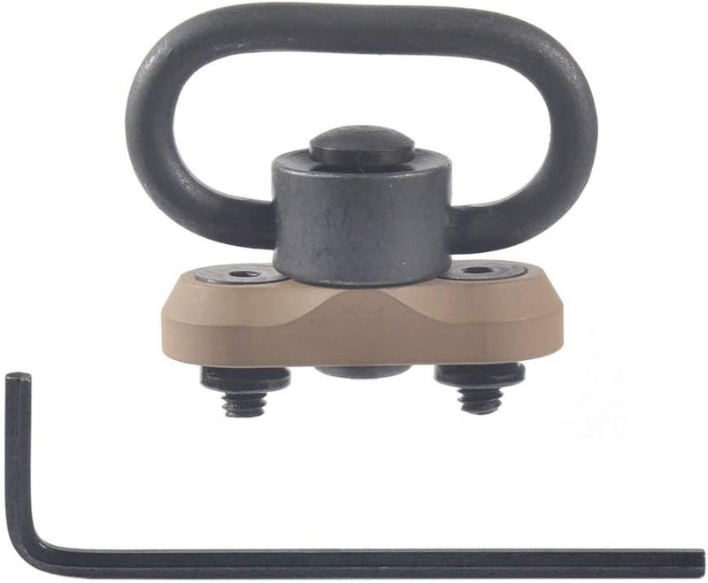 JIALITTE Store QD Swivel Mount 1.25 inch Push Button with Adaptor Base for Keymod Rail - Image 4