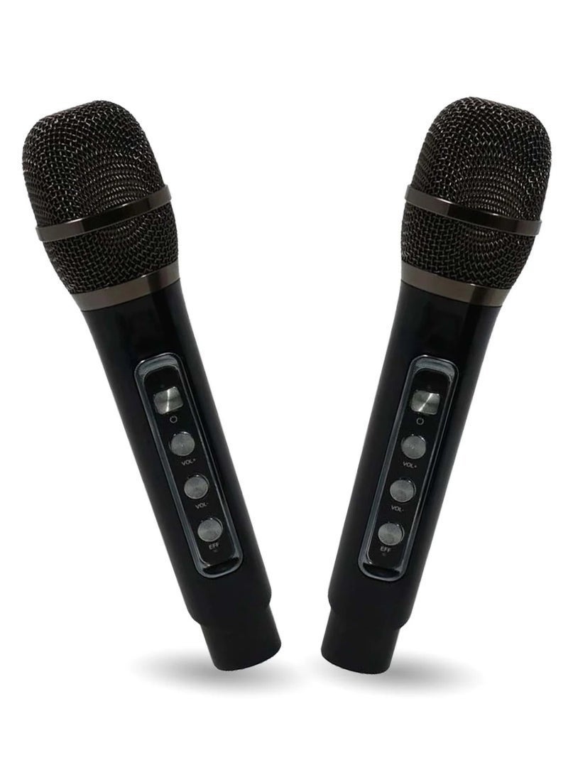 Smart Berry M25 Wireless Bluetooth Karaoke System – Portable PA Speaker with Dual Wireless Microphones, Superior Sound Quality, Rechargeable Battery, and Multi-Port Support for Home, Party, and Outdoor Entertainment - Image 3