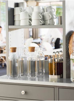 co arma Carafe With Stopper Glass Cork  - Image 2
