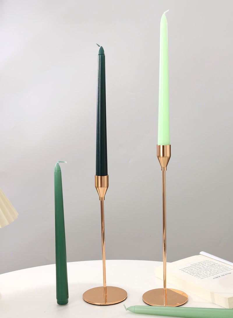 10-Inch /25cm White Fruity Scented Taper Candles, Multiple colors available, Set of 4 - Gift Box Set for Wedding & Party Atmosphere, Table Decor, Light Fragrance - Image 3