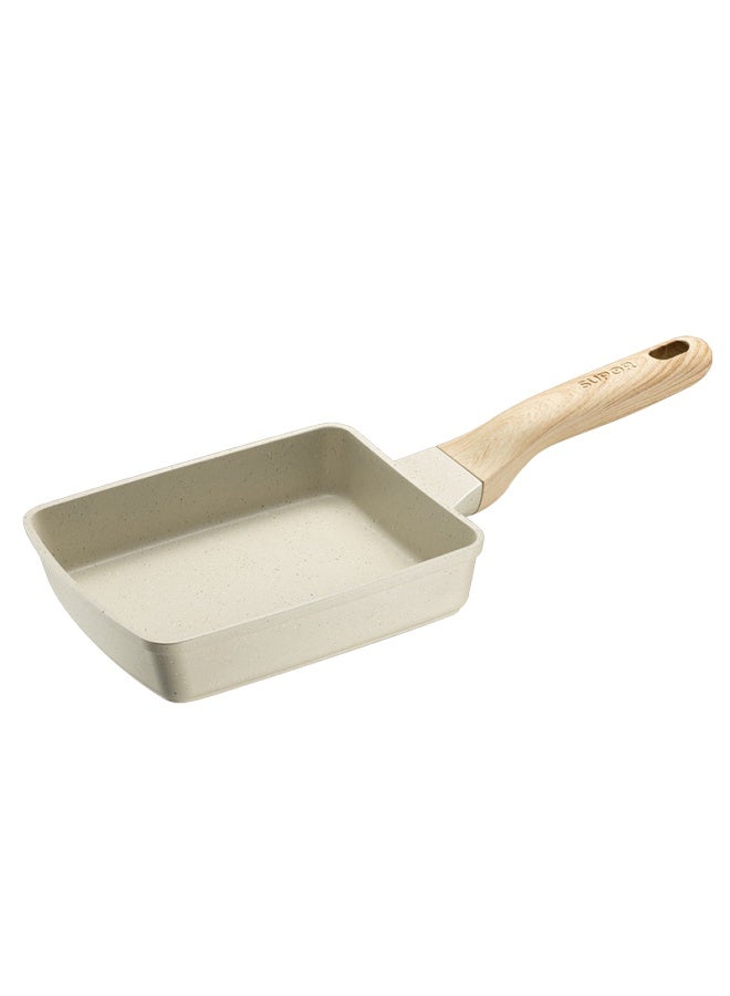 Supor Non-Stick Tamagoyaki Style Breakfast Pan Square Maifan Stone Color Frying Egg Pan Nj08La2 - Image 5
