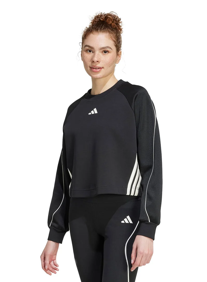 Adidas  3-Stripe Stadium Sweatshirt for Women | Best Price UAE