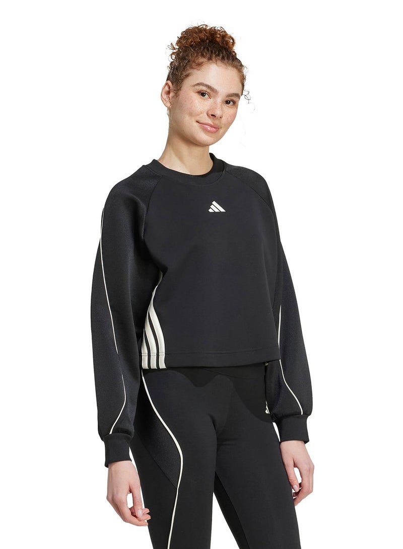 Adidas 3-Stripe Stadium Sweatshirt - Image 3