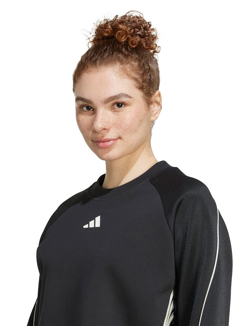 اديداس سويت شيرت ستاديوم بثلاث خطوط