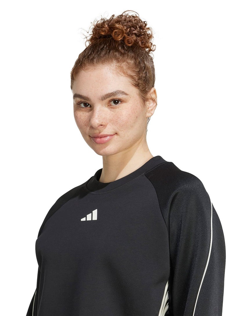 Adidas 3-Stripe Stadium Sweatshirt - Image 1