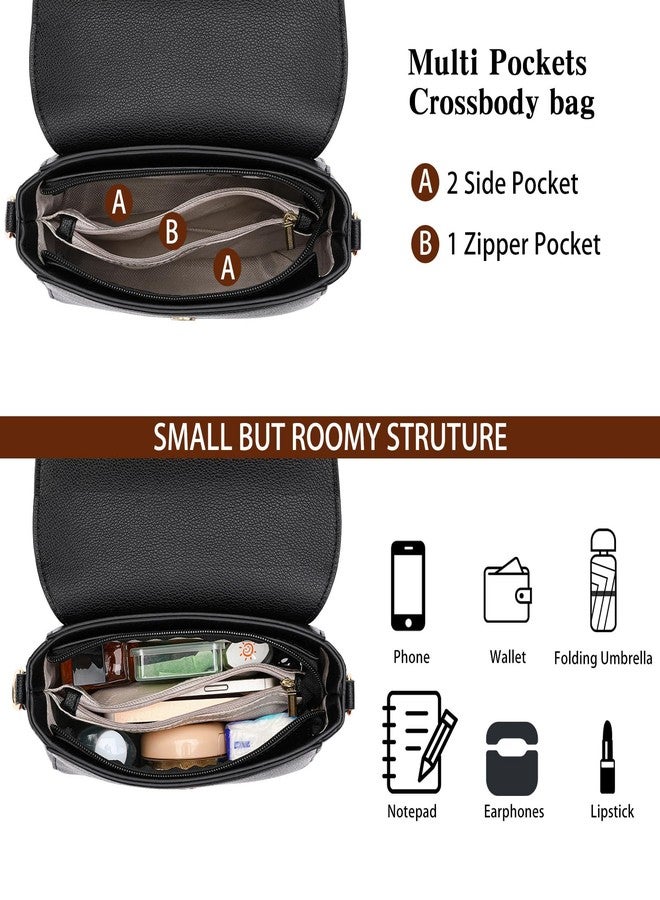 FALAN MULE Small Crossbody Bags for Women PU Leather Purses Trendy Shoulder Handbags - Image 4